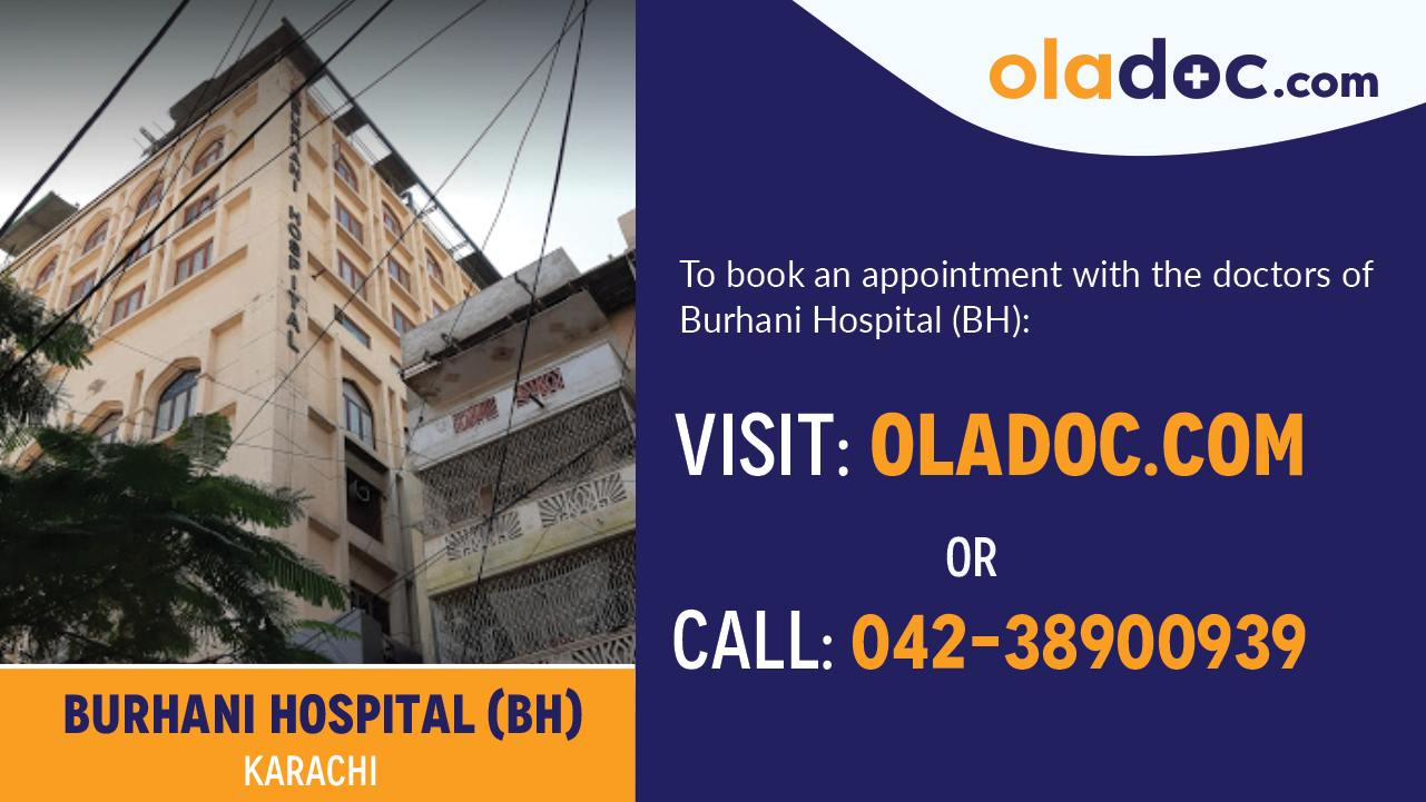 Book Appointment With Doctors at Burhani Hospital Karachi